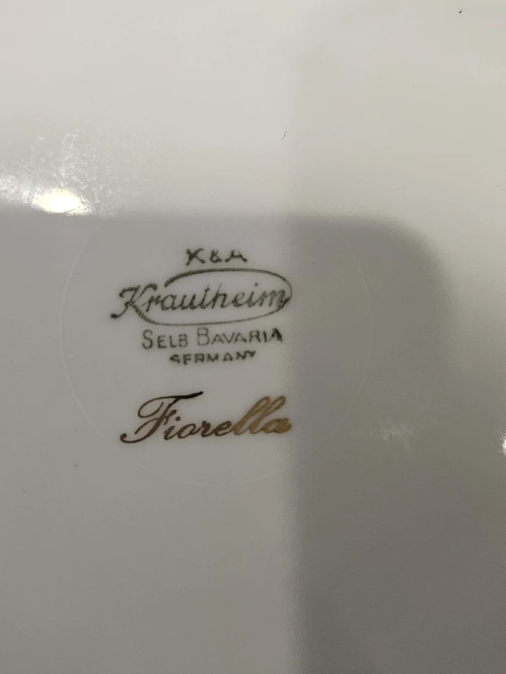 Vintage Krautheim Fiorella Carina China Dessert& Dinner Plates Set